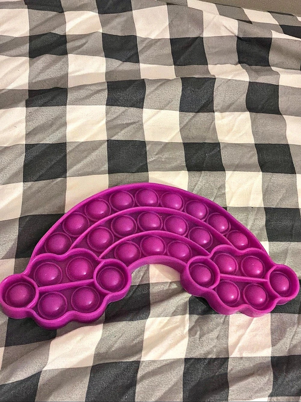 Rainbow Pop It Fidget Toy Pink